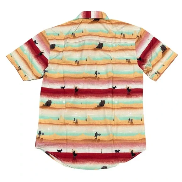 RSVLTS Star Wars‎ The Mandalorian Layers KUNUFLEX Short Sleeve Shirt Size S